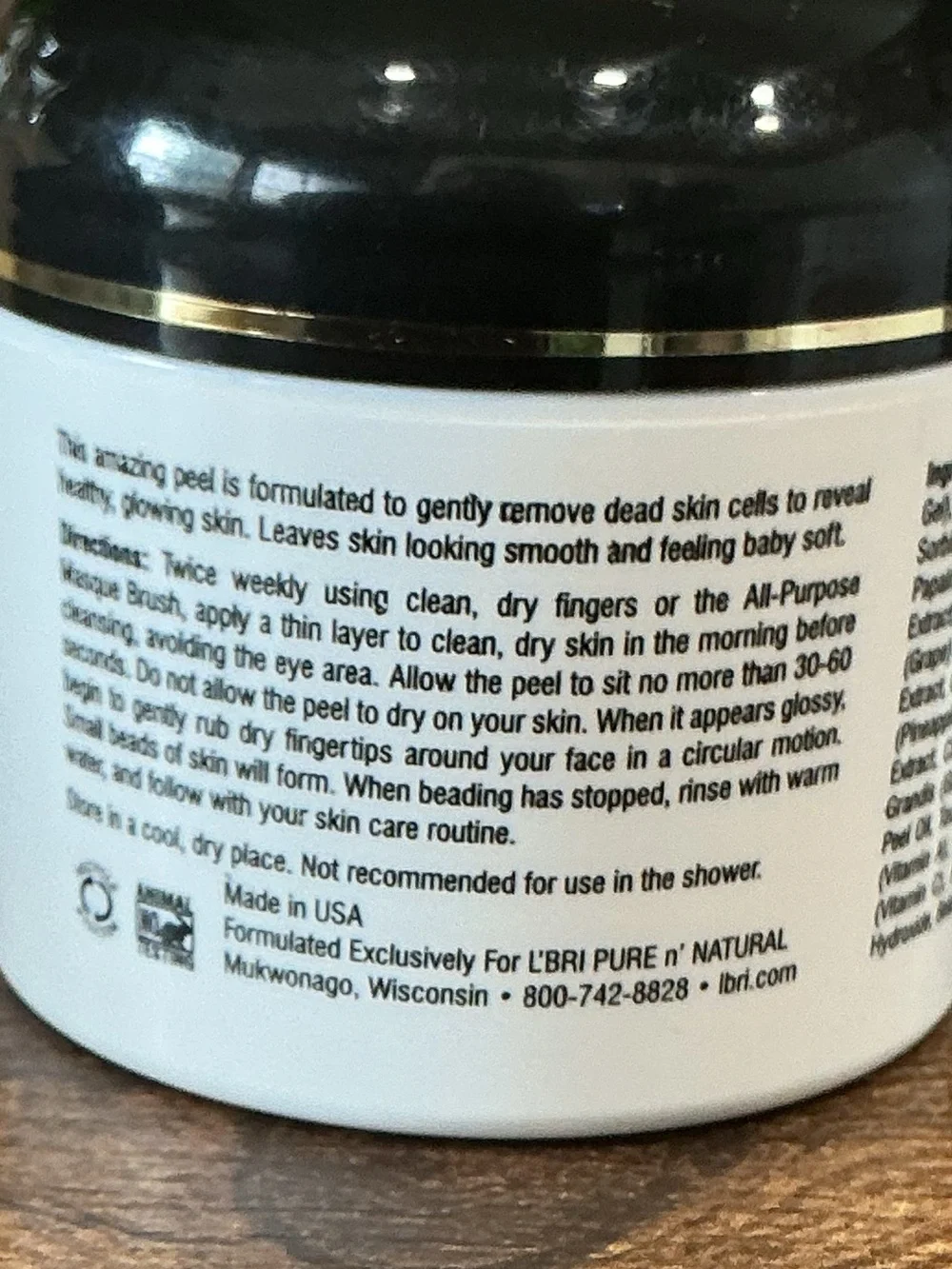 L’BRI Rejuvenating Facial Peel 2 oz New
